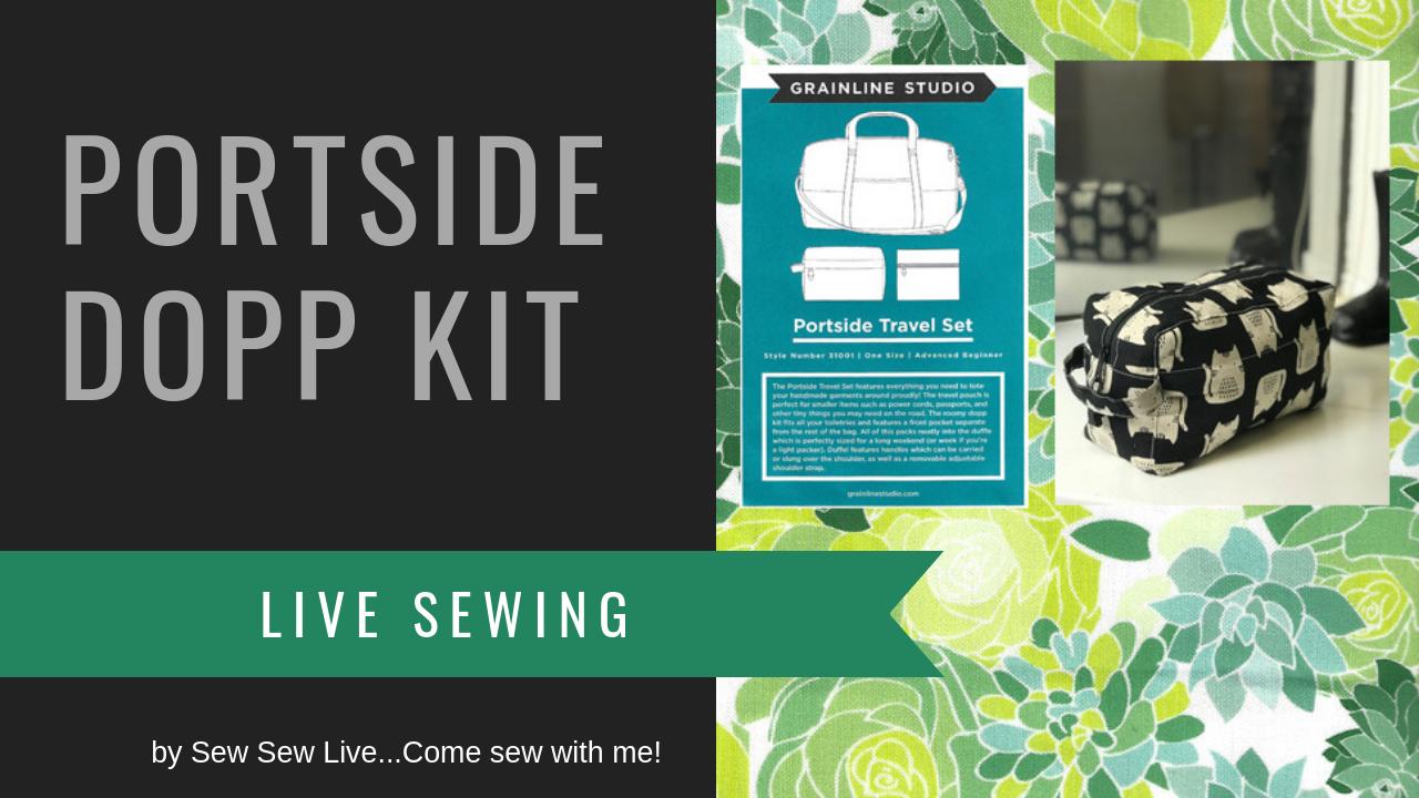 Portside Travel Set by Grainline Studio