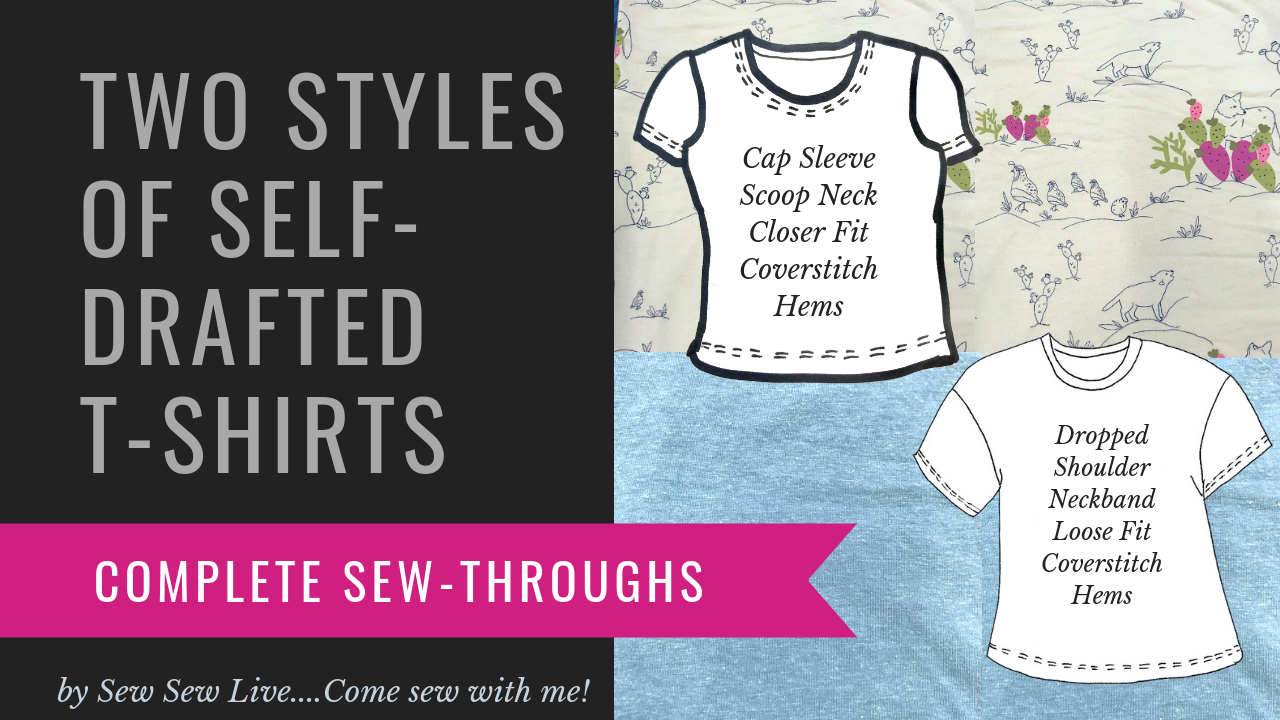 Sewing Self-Drafted T-Shirts
