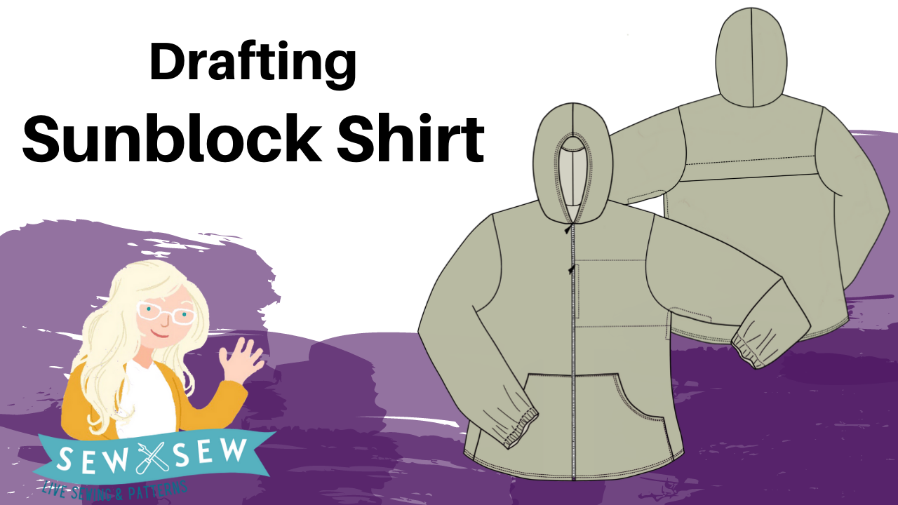 Sunblock Shirt Pattern by Me